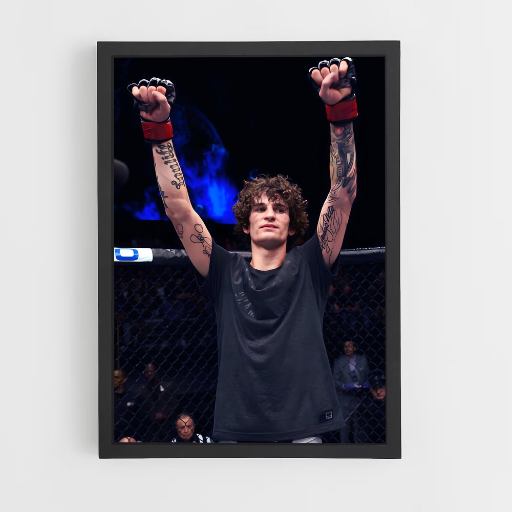 Poster Sean espace – affiche MMA (vue 2)